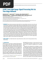 LLISP Low-Light Image Signal Processing Net Via Two-Stage Network