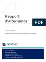 Rapport d'Alternance - Camille FREVA