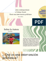 Propuestas Contemporáneas en Trabajo Social. Hacia Una Intervención Polifónica