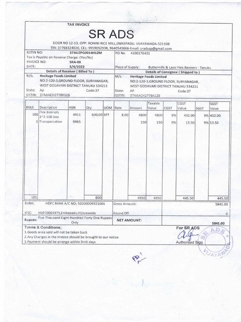 Flex Banners Recevied PDF