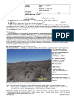 California lithic scatter site document summary