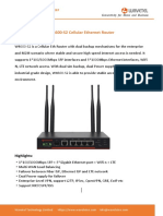 Cellular Ethernet Router for Home and Business Connectivity