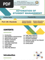 Automation of Student Management..