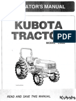 Kubota L4400 Operator Manual