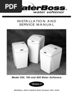 Download WaterBoss Softener V4 Manual by dwdw47 SN61709351 doc pdf