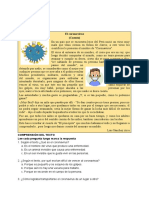 El Coronavirus Lectura