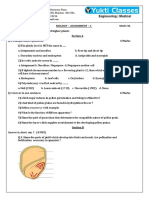 Bio - Assignment - 1 (Reproduction in Flowering Plants)