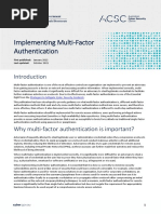 PROTECT - Implementing Multi-Factor Authentication (October 2021)