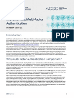 PROTECT - Implementing Multi-Factor Authentication (October 2021)