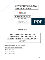 Humanitarian Law Seminar Paper