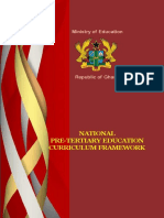 National Pre Tertiary Education Curriculum Framework Final