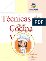 Técnicas de cocina: Calendario de actividades y recetario