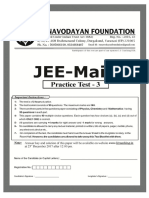 JEE-Main Type (3rd Practice Test) 22-12-17