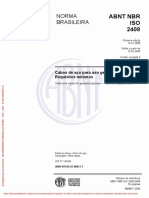 NBR ISO 2408 - CABOS DE AÇOS - Requisitos Mínimos