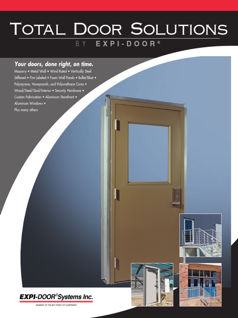 Bay Insulation ExpiDoor Total Door Solutions 202203 PDF