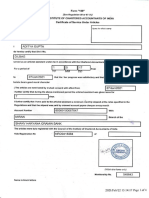 FORM 109 With Supporting Docs DT 22nd Feb 2021