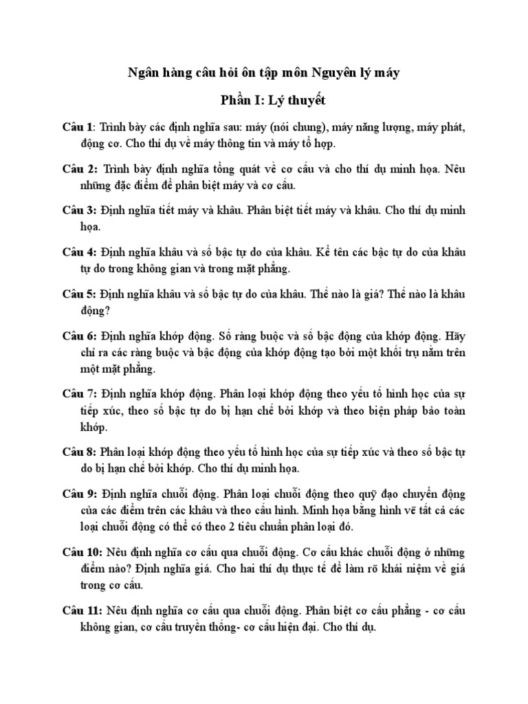 Tailieuxanh Bai Tap Nguyen Li May Tong Hop 7184 | PDF