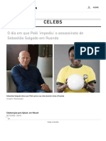 Pelé salvou fotógrafo Salgado em Ruanda