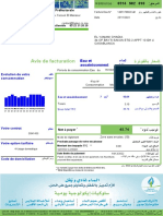 Avis de Facturation: Eau Et Assainissement