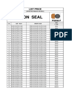 Piston Seal: List Price