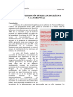 Bresser Pereira - de La Administración Pública Burocrática A La Gerencial