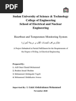 Heartbeat and Temperature Monitoring System