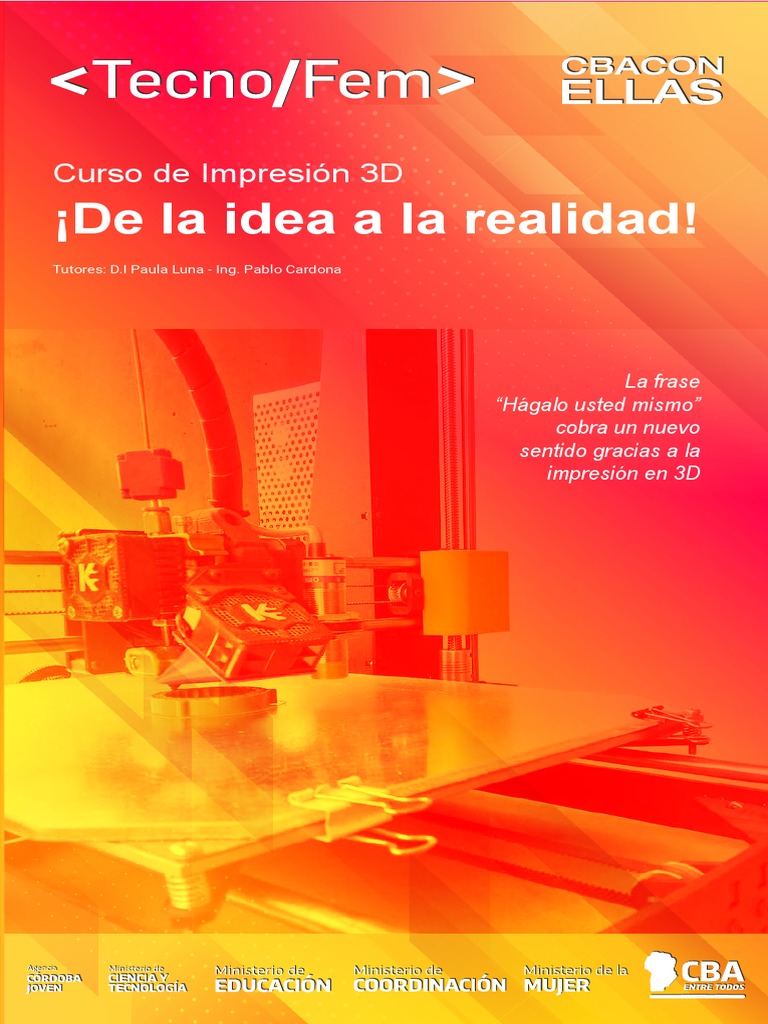 Curso de Impresión 3D y Diseño CAD | PDF | Impresión 3d | Software