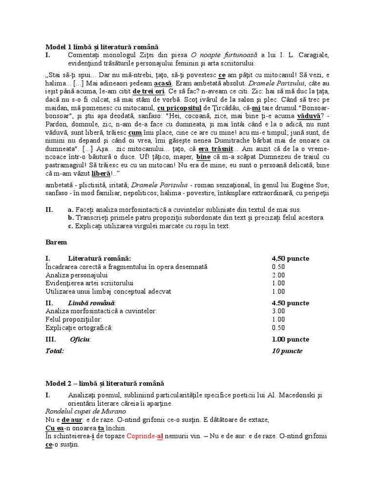 Modele Licenta 2022 Ro | PDF