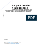 11 Trucs Pour Booster Son Intelligence