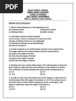 Unit 3 Newton's Laws of Motion