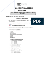 Examen Final 2022-20 Consigna y Rúbrica