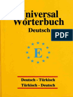 Almanca-Türkçe, Türkçe-Almanca Universal Sözlük