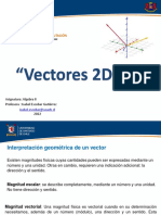 Presentación 6 - Vectores 2D y 3D