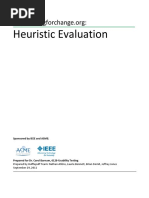 Example Heuristic Evaluation