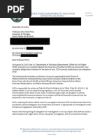 OCR Investigation Into USC