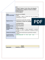 Área polígonos ejercicios triángulos paralelogramos