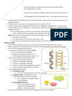 Molecular Genetics and DNA Structure