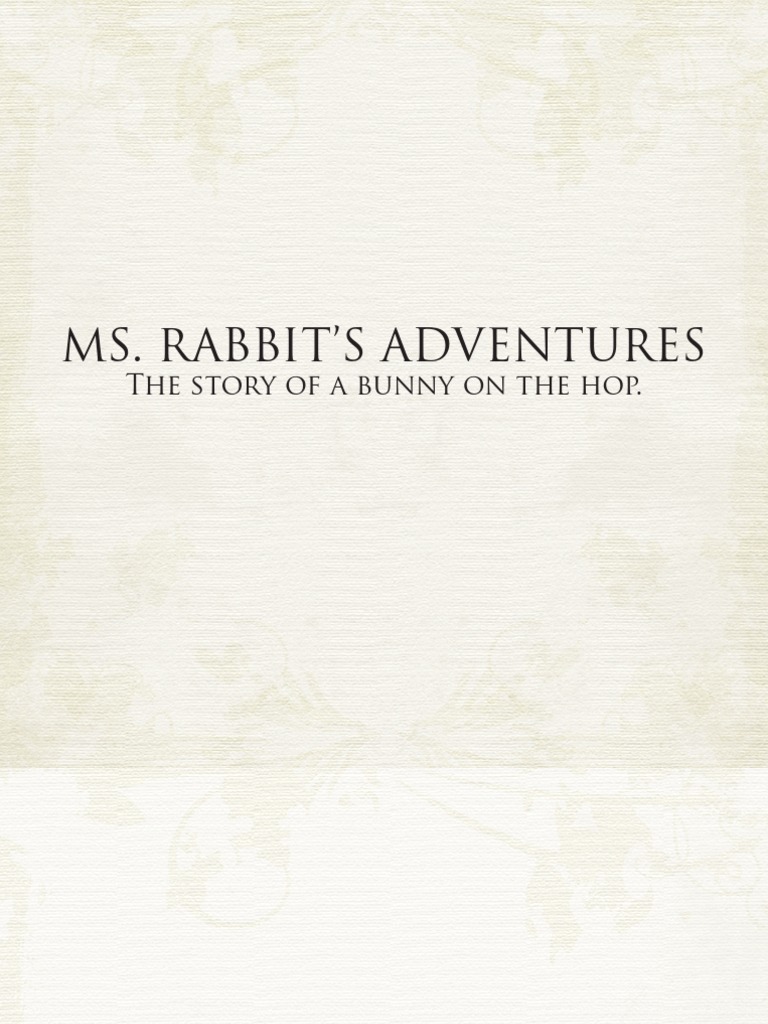 Ms. Rabbit's Global Adventures | PDF | Paris | France