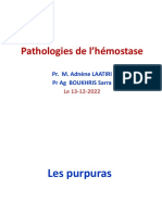 11 + 12. Pathologies de l'hémostase _ Purpura + Hémophilie .ppt