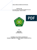 Makalah - Pancasila Sebagai Ideologi Negara