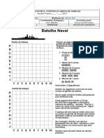 6º Ano 2022 - 08 - 25 - Batalha Naval e Plano Cartesiano