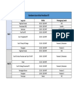 Rundown Acara Kelas Penulisan KTI