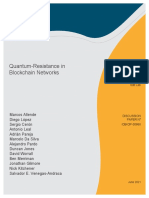 Quantum Resistance in Blockchain Networks