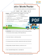 Conjunctive Adverbs Practice Worksheet