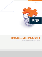 ICD-10 and HIPAA 5010: Impacts and Preparedness of Payers