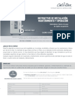 Calorex Manual de Paso Todo en Uno Sin Piloto 2019