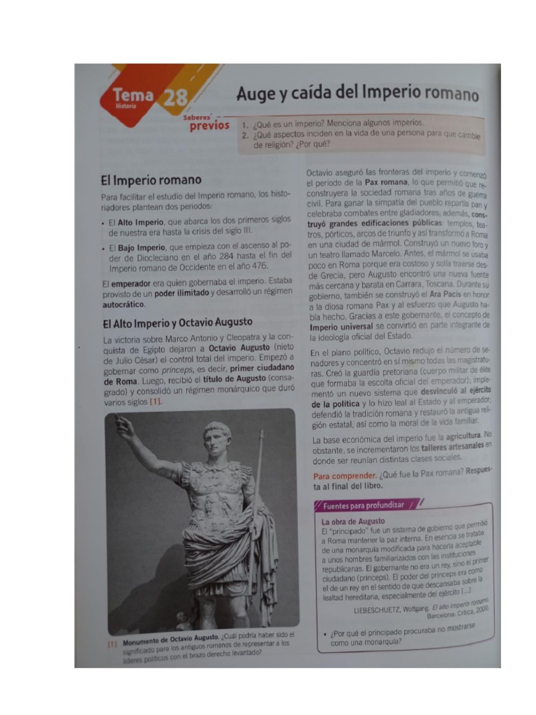 Auge y Caída Del Imperio Romano | PDF
