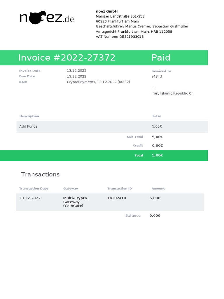 Invoice 2022 27372 PDF