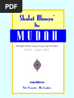 Download Shalat Khusyu itu Mudah by mardibros SN6171478 doc pdf