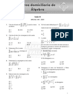 Álgebra semana 33 UNI - Serie II